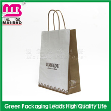 Магазины упаковка использовать Гуанчжоу Maibao пакет изготовленный на заказ Логос напечатал мешок Kraft бумажный